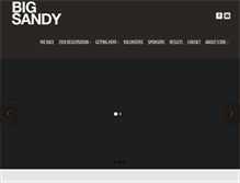 Tablet Screenshot of bigsandyrace.com